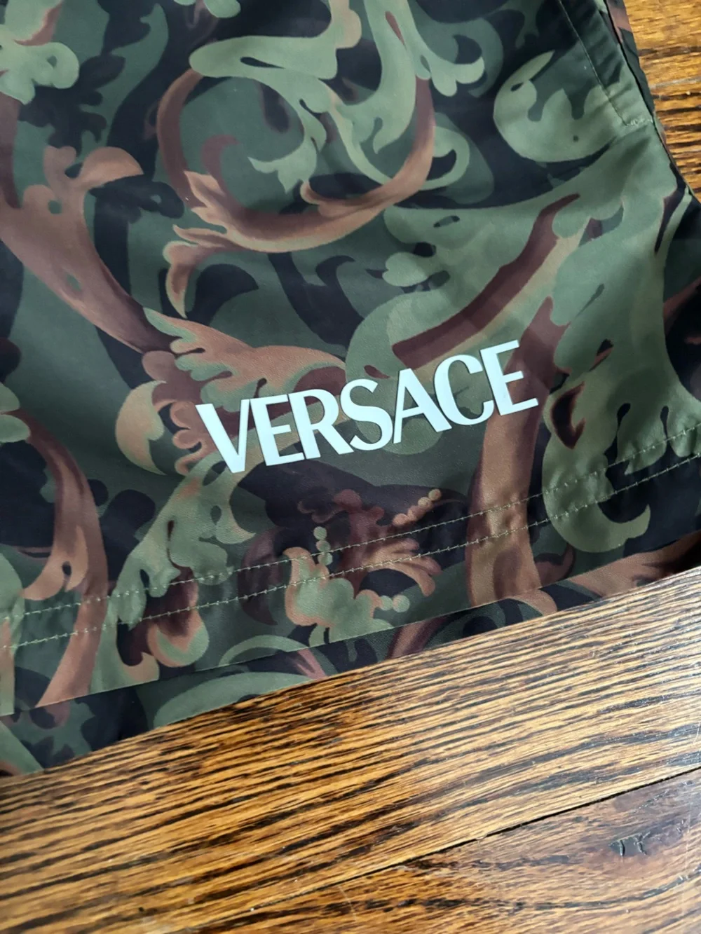 Versace Men’s Camouflage Print Shorts Size 4